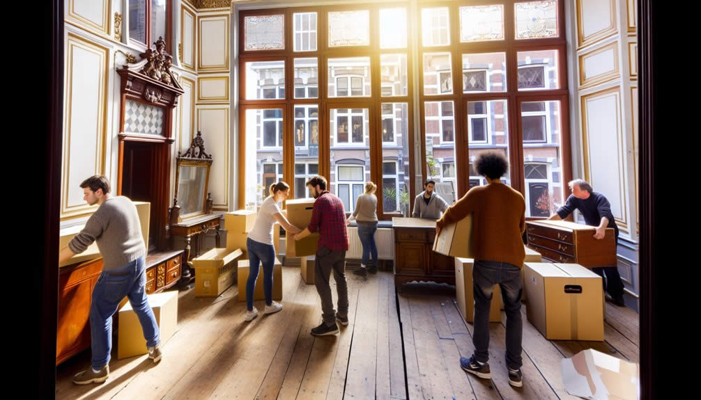 Inboedel opruimen in een appartement met professionele ontruimers