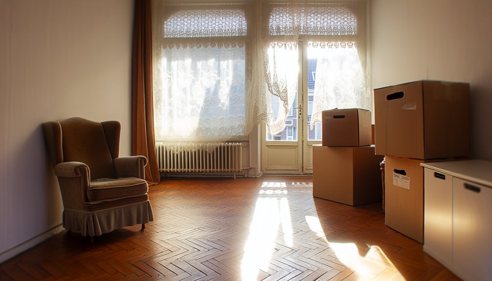 Inboedel opruimen voor de verkoop van een woning